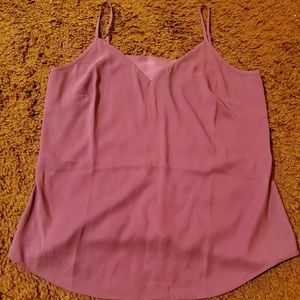 Worthington Purple Spaghetti Strap Tank Top